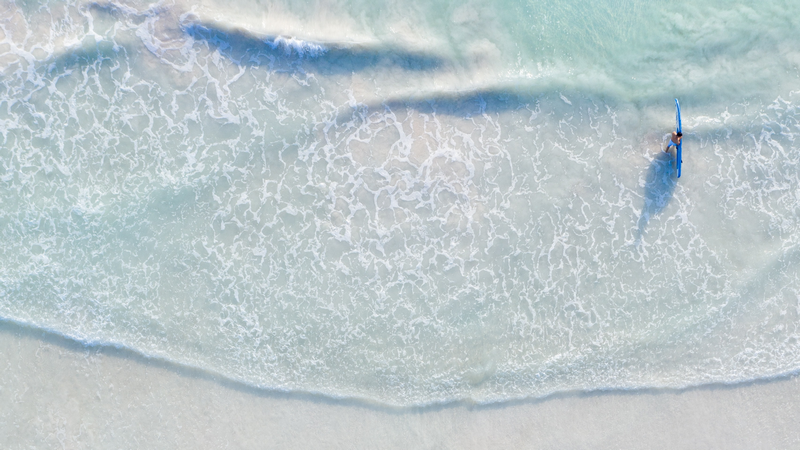 Stock Image Surfer In The See